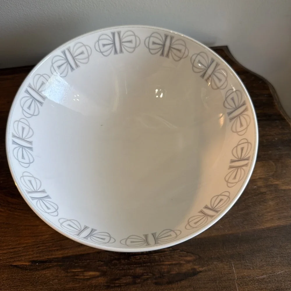 Franciscan Merry Go Round Whitestone Ware Serving Bowl 8 inch MCM Vintage